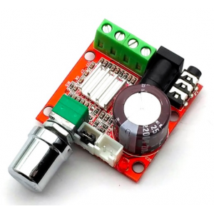 HR0214-98A 12V Mini Hi-Fi PAM8610 2X10W Audio Stereo Amplifier Board Dual Channel